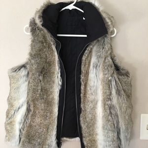 Weatherproof Garment Co. Reversible Faux Fur Vest